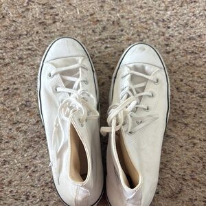 Classic White Canvas Sneakers